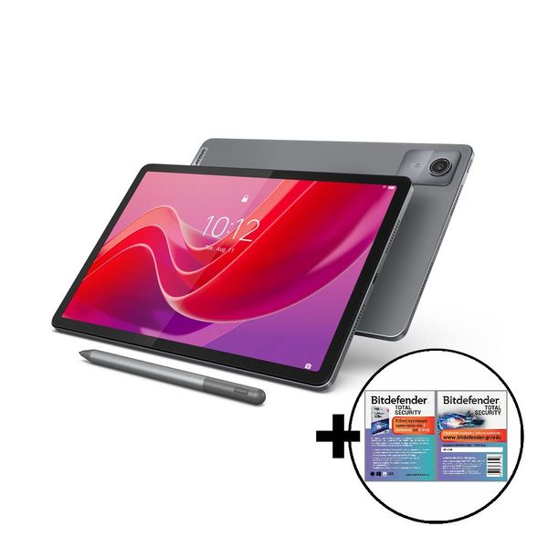 Lenovo Tab M11 &amp Pen 8GB/128GB WiFi Luna Grey &amp Bitdefender Total Security Tablet