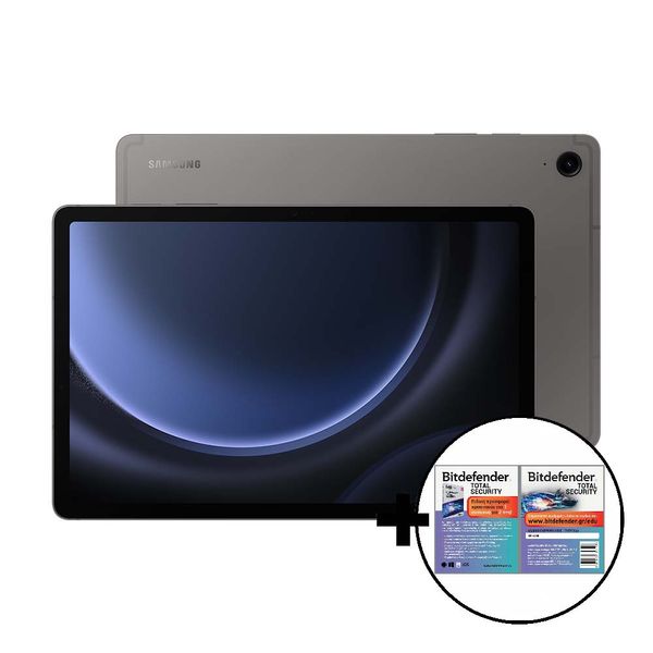 Samsung Galaxy Tab S9 FE 8/256GB Wi-Fi Gray &amp Bitdefender Total Security Tablet