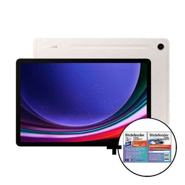 Samsung Galaxy Tab S9 12/256GB 5G Beige &amp Bitdefender Total Security Tablet