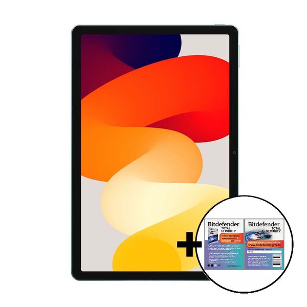 Xiaomi Redmi Pad SE 8GB/256GB Mint Green &amp Bitdefender Total Security Tablet