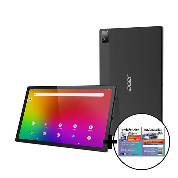 Acer Full HD+ 4/64GB Wi-Fi Black &amp Bitdefender Total Security Tablet