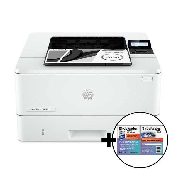 HP Laserjet PRO 4002DN &amp Bitdefender Total Security Εκτυπωτής
