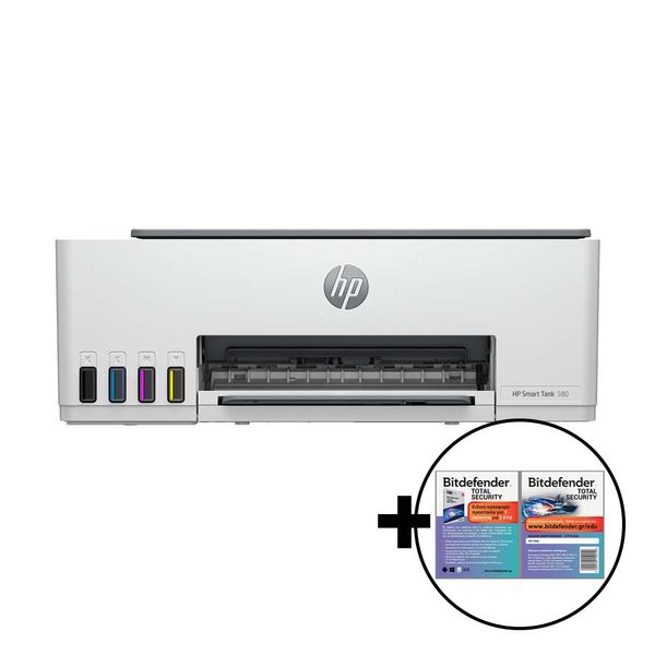 HP Smart Tank 580 &amp Bitdefender Total Security Πολυμηχάνημα