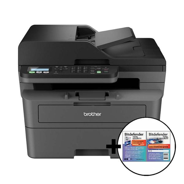 Brother MFC-L2800DW Mono laser &amp Bitdefender Total Security Πολυμηχάνημα