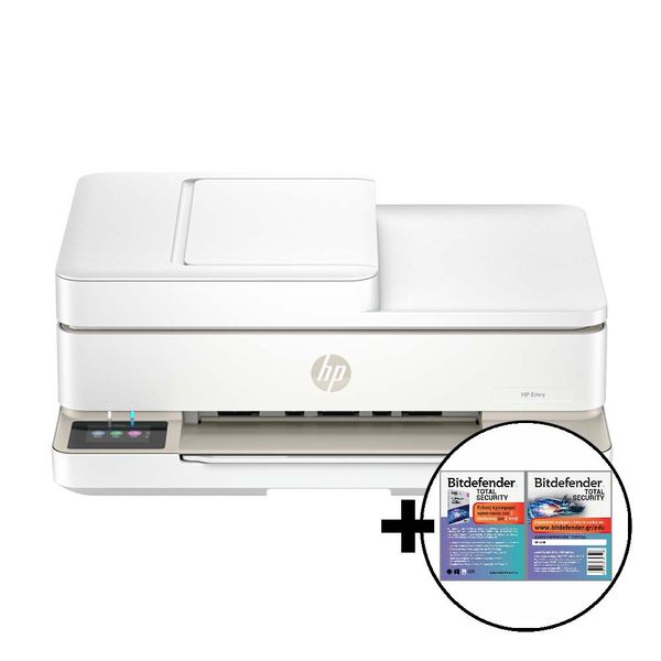 HP Envy 6520e &amp Bitdefender Total Security Πολυμηχάνημα