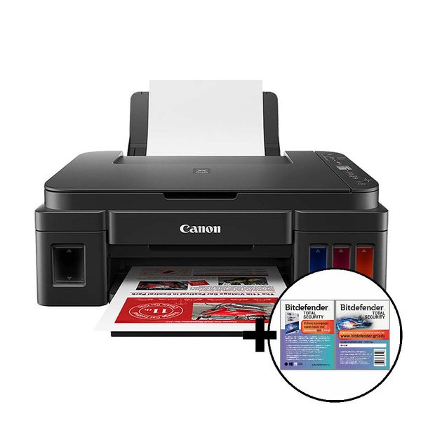 Canon Megatank G3410 &amp Bitdefender Total Security Πολυμηχάνημα