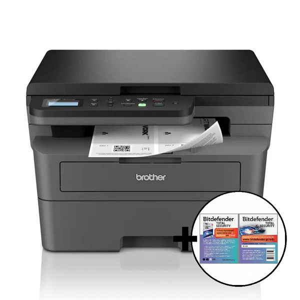 Brother DCP-L2620DW &amp Bitdefender Total Security Πολυμηχάνημα