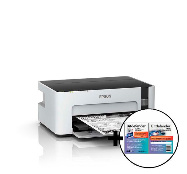 Epson M1120 EcoTank &amp Bitdefender Total Security Εκτυπωτής