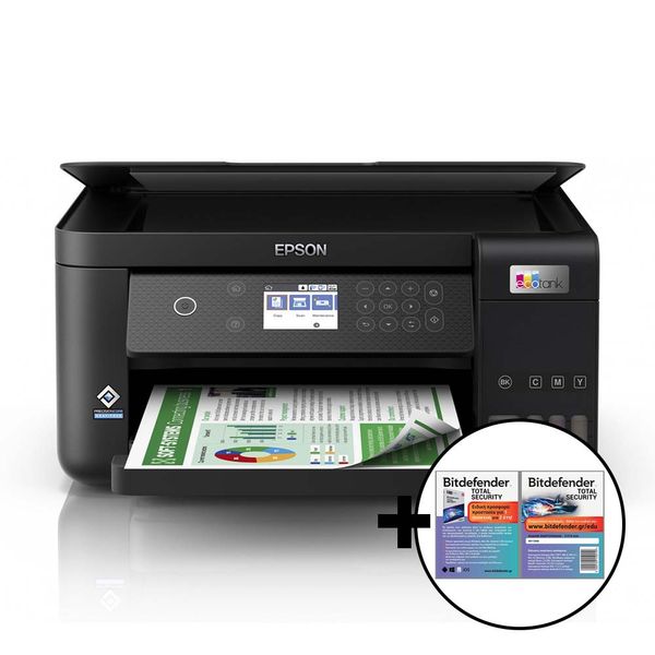 Epson EcoTank L6260 &amp Bitdefender Total Security Πολυμηχάνημα