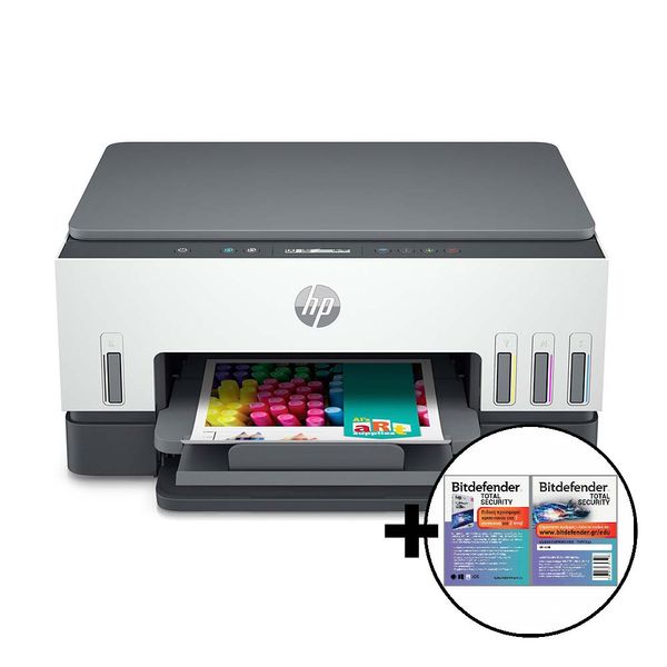 HP Smart Tank 670 &amp Bitdefender Total Security Πολυμηχάνημα