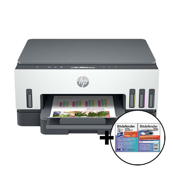 HP Smart Tank 720 All-in-One &amp Bitdefender Total Security Πολυμηχάνημα