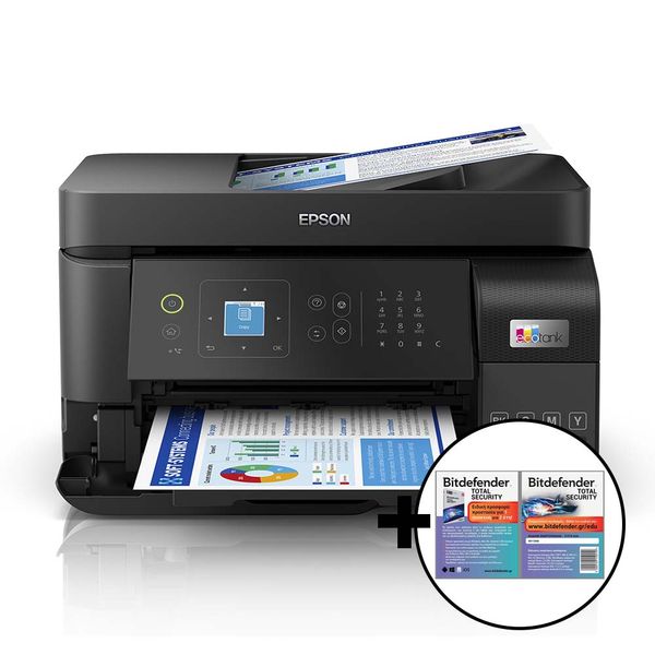 Epson EcoTank L5590 &amp Bitdefender Total Security Πολυμηχάνημα