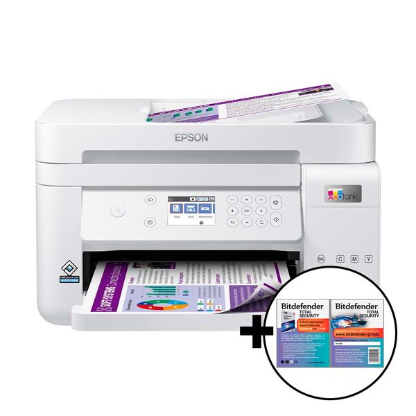 Epson EcoTank L6276 &amp Bitdefender Total Security Πολυμηχάνημα