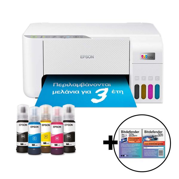 Epson EcoTank L3276 &amp Bitdefender Total Security Πολυμηχάνημα
