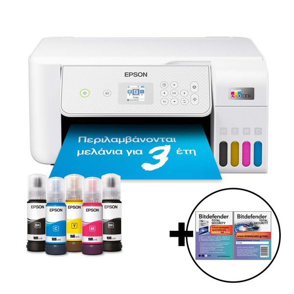 Epson EcoTank L3286 &amp Bitdefender Total Security Πολυμηχάνημα