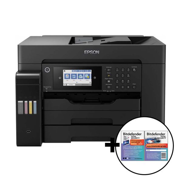 Epson EcoTank A3 ITS L15160 &amp Bitdefender Total Security Πολυμηχάνημα