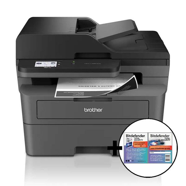 Brother MFC-L2860DW &amp Bitdefender Total Security Πολυμηχάνημα