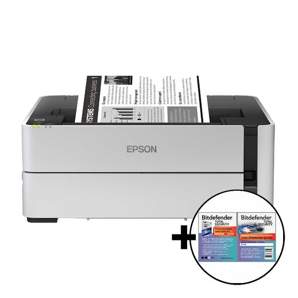 Epson EcoTank ITS M1170 &amp Bitdefender Total Security Εκτυπωτής