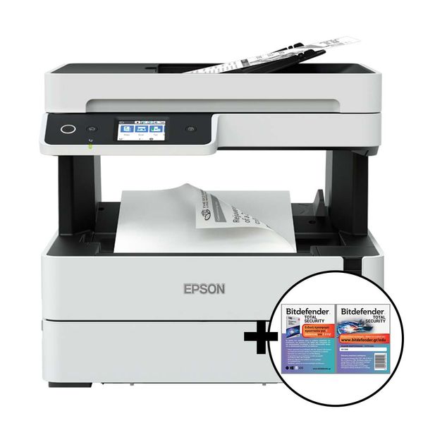 Epson EcoTank M3170 &amp Bitdefender Total Security Εκτυπωτής
