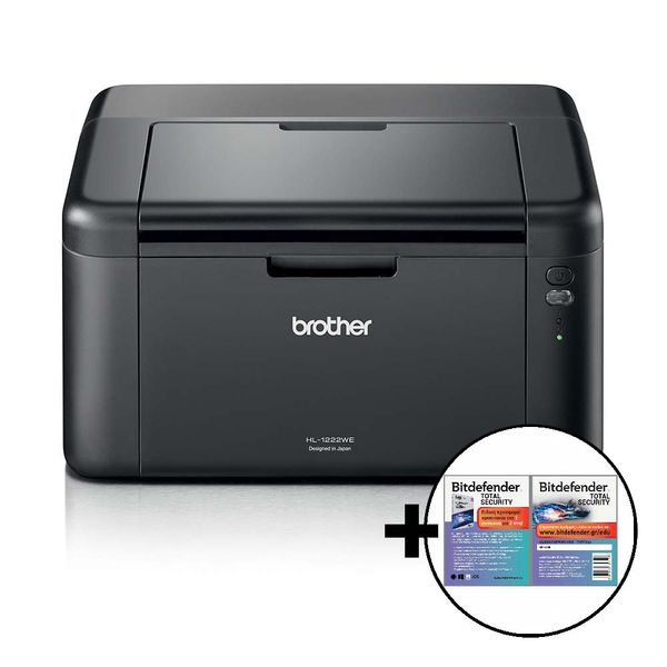 Brother HL1222W &amp Bitdefender Total Security Εκτυπωτής