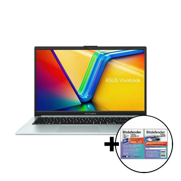 Asus Vivobook Go 15 E1504FA-BQ521W R5-7520U/16GB/512GB &amp Bitdefender Total Security Laptop
