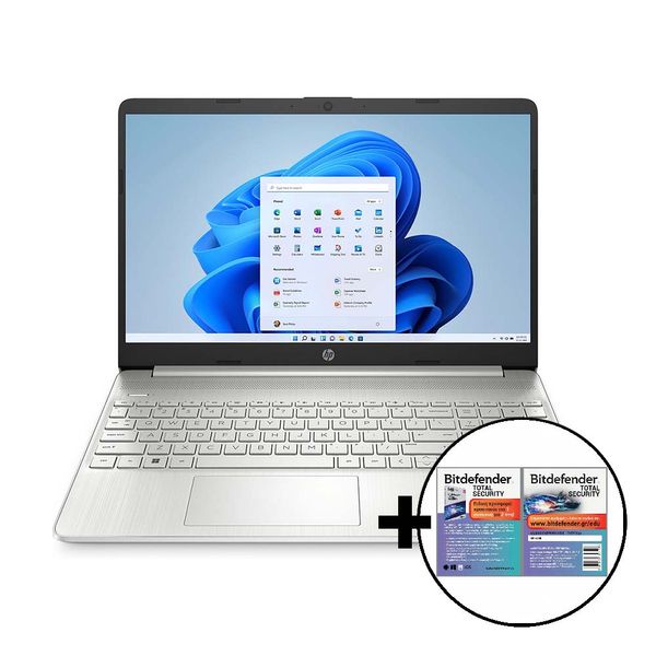 HP 15S-FQ5916NV i5-1235U/16GB/512GB &amp Bitdefender Total Security Laptop