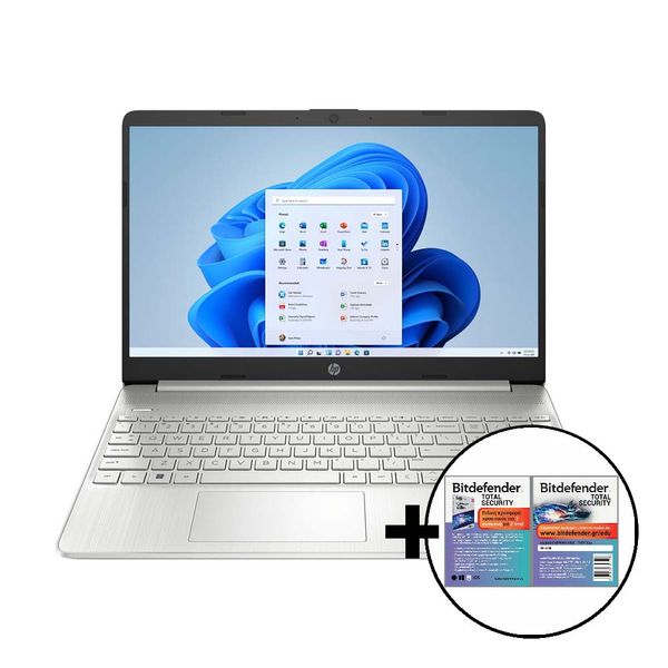 HP 15s-eq2028nv R7 5700U/8GB/512GB &amp Bitdefender Total Security Laptop