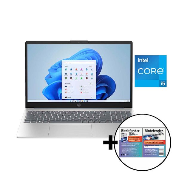 HP 15-fd0012nv Intel Core i5-1335U/8GB/512GB &amp Bitdefender Total Security Laptop