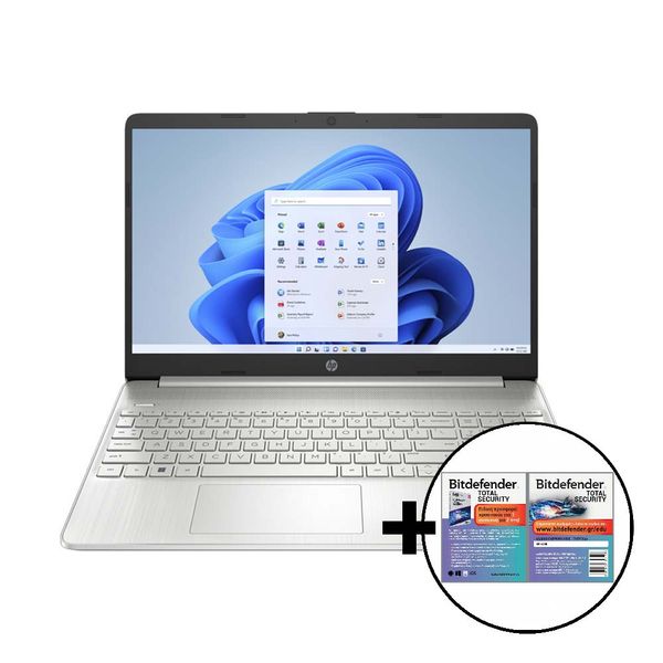 HP 15s-fq5011nv i7-1255U/16GB/1TB &amp Bitdefender Total Security Laptop