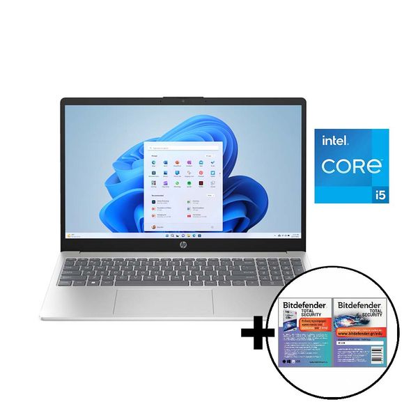 HP 15-fd0026nv Intel Core i5-1335U/16GB/512GB &amp Bitdefender Total Security Laptop