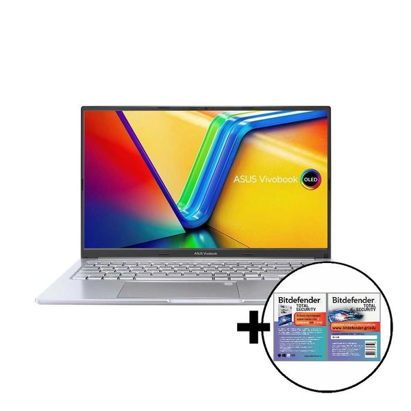 Asus Vivobook 15 OLED M1505YA-OLED-L1293W R5-7430U/16GB/512GB &amp Bitdefender Total Security Laptop