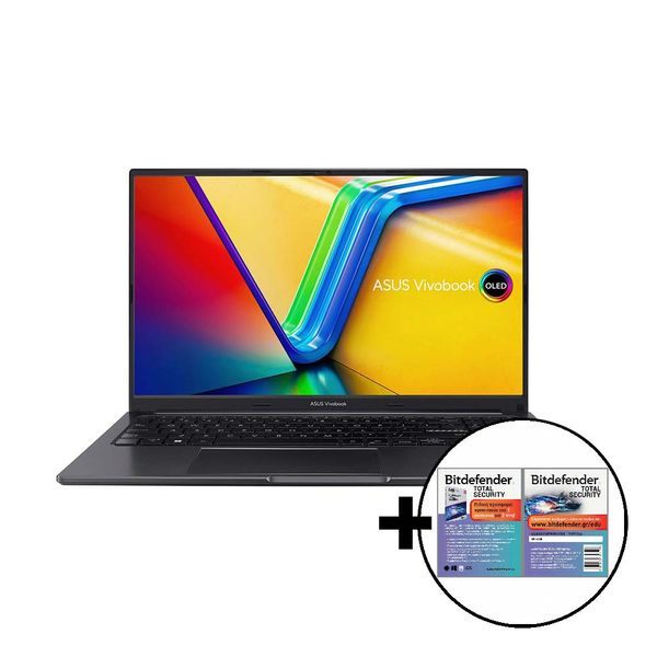 Asus Vivobook 15 X1505VA-OLED-MA249W i9-1390/16GB/1TB &amp Bitdefender Total Security Laptop
