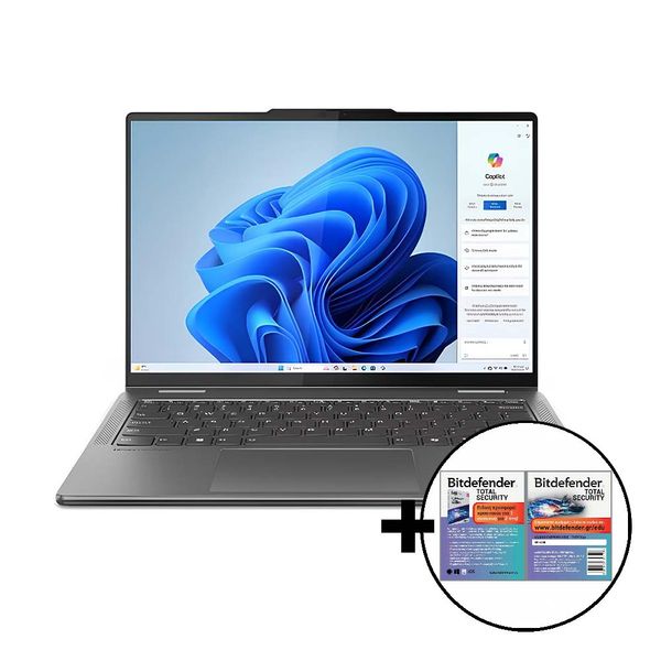 Lenovo Yoga 7 2in1 14AHP9 R7 8840HS/16GB/1TB &amp Bitdefender Total Security Laptop
