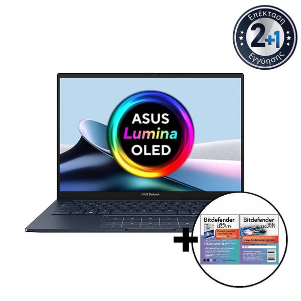 Asus Zenbook 14 OLED UX3405MA-PP731X Ultra 7/16GB/1TB &amp Bitdefender Total Security Laptop