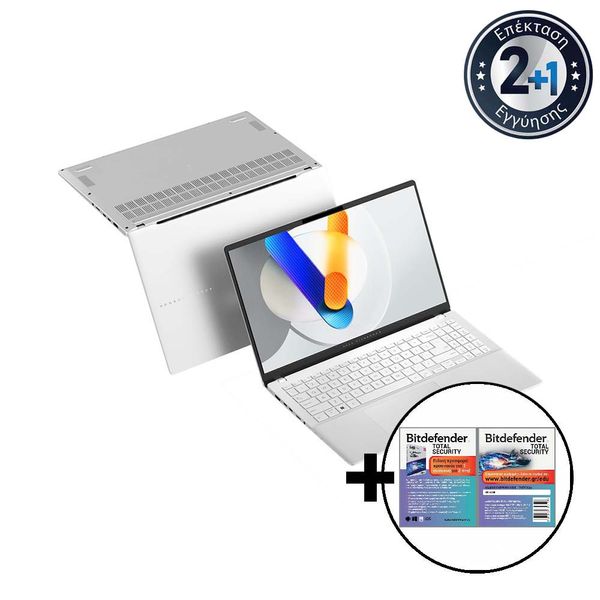 Asus Vivobook S 15 OLED S5507QA-OLED-MA001W Copilot+ PC Snapdragon X Elite /32GB/1TB &amp Bitdefender Total Security Laptop