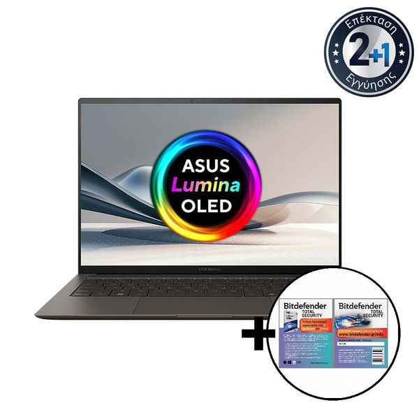 Asus Zenbook S 14 OLED UX5406SA - PZ235X LNL Core Ultra 7/32GB/1TB/Win 11 Pro &amp Bitdefender Total Security Laptop