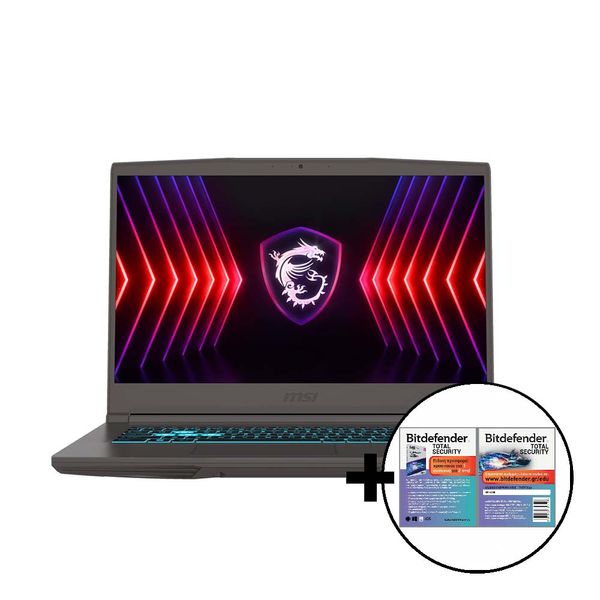 MSI Thin A15 R5-7535HS/16GB/512GB/RTX 2050 4GB GDDR6 &amp Bitdefender Total Security Laptop