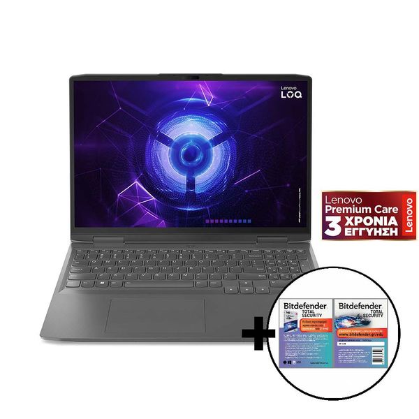 Lenovo LOQ 16IRH8 i5-13500H/16GB/512GB RTX 4050 6GB &amp Bitdefender Total Security Laptop