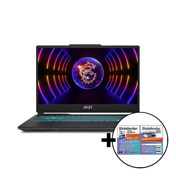 MSI Cyborg 15 A13V i7-13620H/16GB/512GB RTX 4050 6GB &amp Bitdefender Total Security Laptop