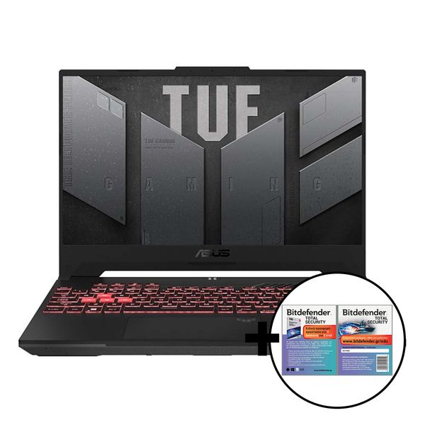 Asus TUF Gaming A15 FA507NU-LP031W R7-7735/16GB/512GB RTX 4050 6GB &amp Bitdefender Total Security Laptop