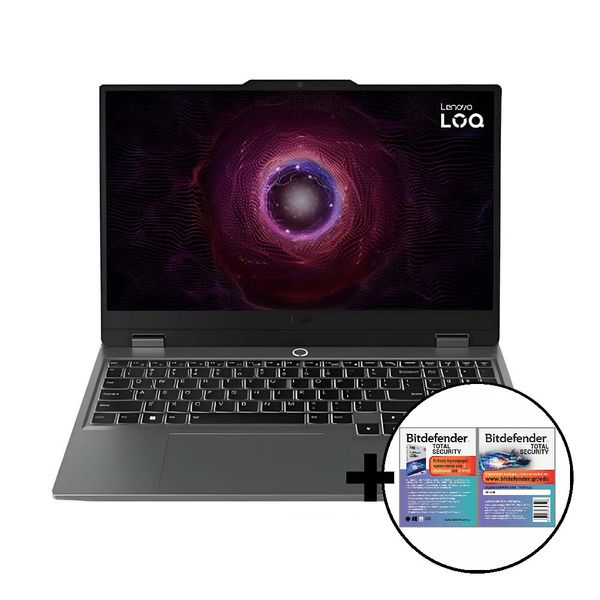 Lenovo LOQ 15ARP9 R7-7435HS/24GB/1TB RTX4060 8GB &amp Bitdefender Total Security Laptop