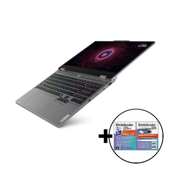 Lenovo LOQ 15AHP9 R7-8845HS/16GB/512GB RTX 4060 8GB &amp Bitdefender Total Security Laptop
