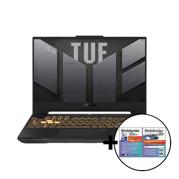 Asus TUF Gaming F15 FX507ZI4-LP031W i7-12700H/16GB/512GB RTX 4070 8GB &amp Bitdefender Total Security Laptop