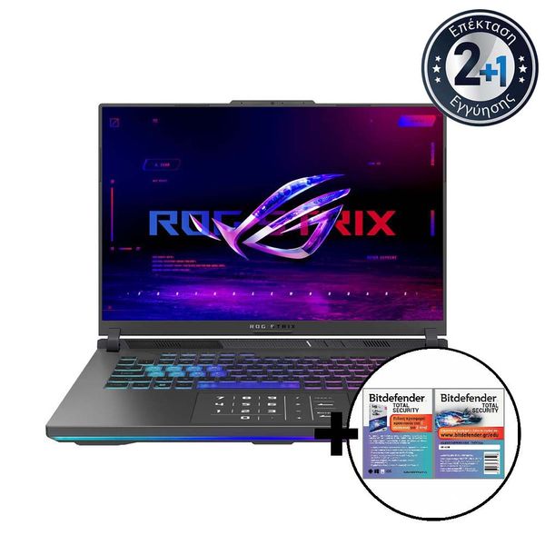 Asus ROG Strix G16 G614JVR-N3149W i9-1490/32GB/1TB/4060 8GB &amp Bitdefender Total Security Laptop