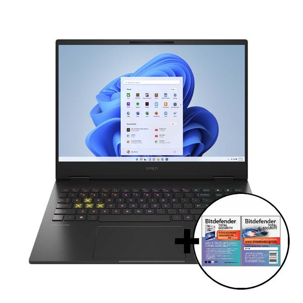 HP Transcend16-u0004nv i9-13900HX/16GB/1TB RTX 4070 8GB &amp Bitdefender Total Security Laptop