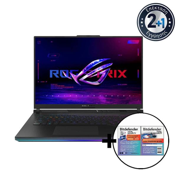 Asus ROG Strix SCAR 18 G834JZR-R6017X 2.5K mLED Intel Core i9-14900HX/32GB/2TB RTX 4080 12GB &amp Bitdefender Total Security Lap