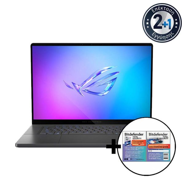 Asus ROG Zephyrus G16 GA605WV-QR053W Ryzen AI 9 HX 370/32GB/1TB RTX 4060 8GB &amp Bitdefender Total Security Laptop