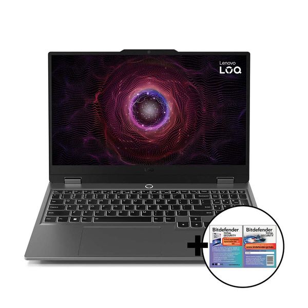 Lenovo LOQ 15ARP9 R5-7235HS/24GB/512GB &amp Bitdefender Total Security Laptop