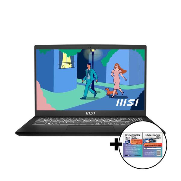 MSI Modern 15 B7M R7-7730U/16GB/1TB &amp Bitdefender Total Security Laptop