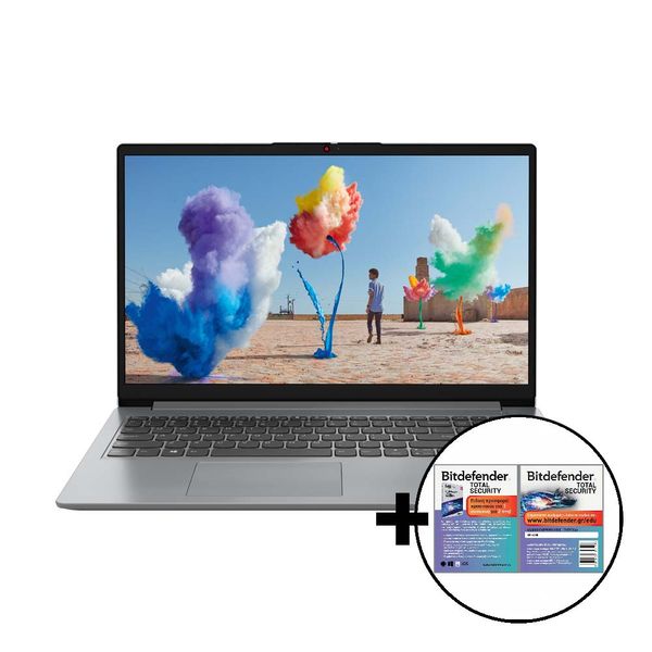 Lenovo IdeaPad 1 15AMN7 R5-7520U/8GB/512GB Win 11 S &amp Bitdefender Total Security Laptop